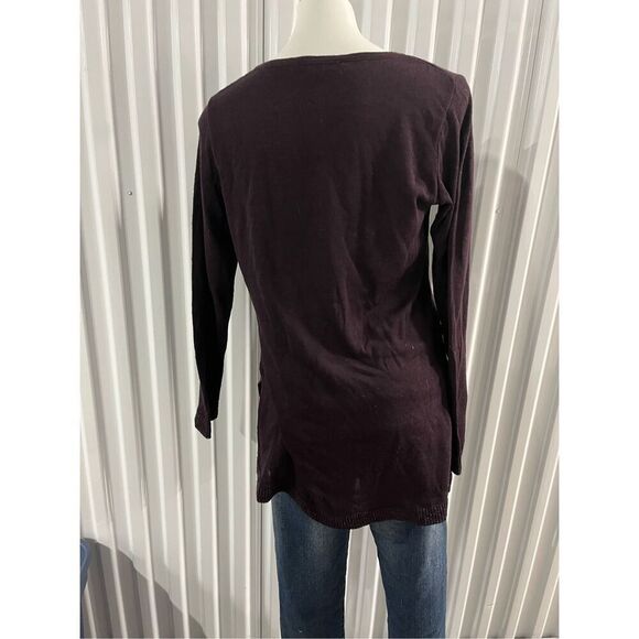 Apt. 9 dark purple sweater size 0x - Picture 2 of 2